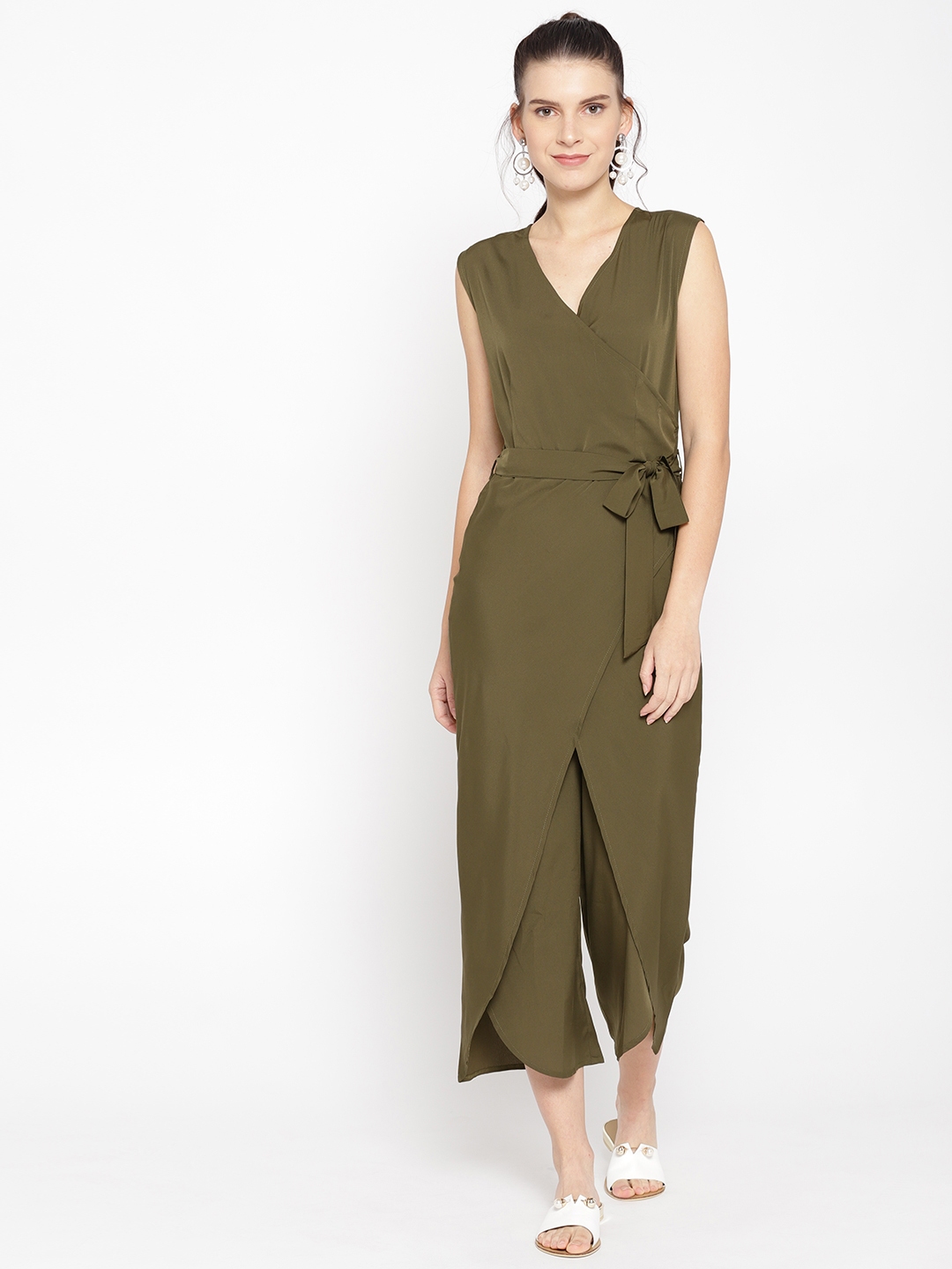 olive green suit ladies