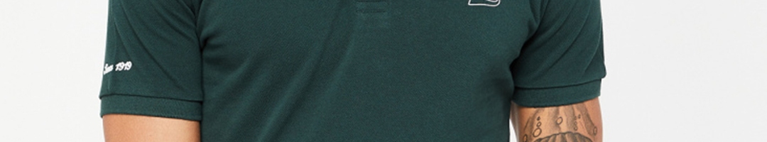 Buy UCLA Men Green Solid Polo Collar T Shirt - Tshirts for Men 10073007 ...