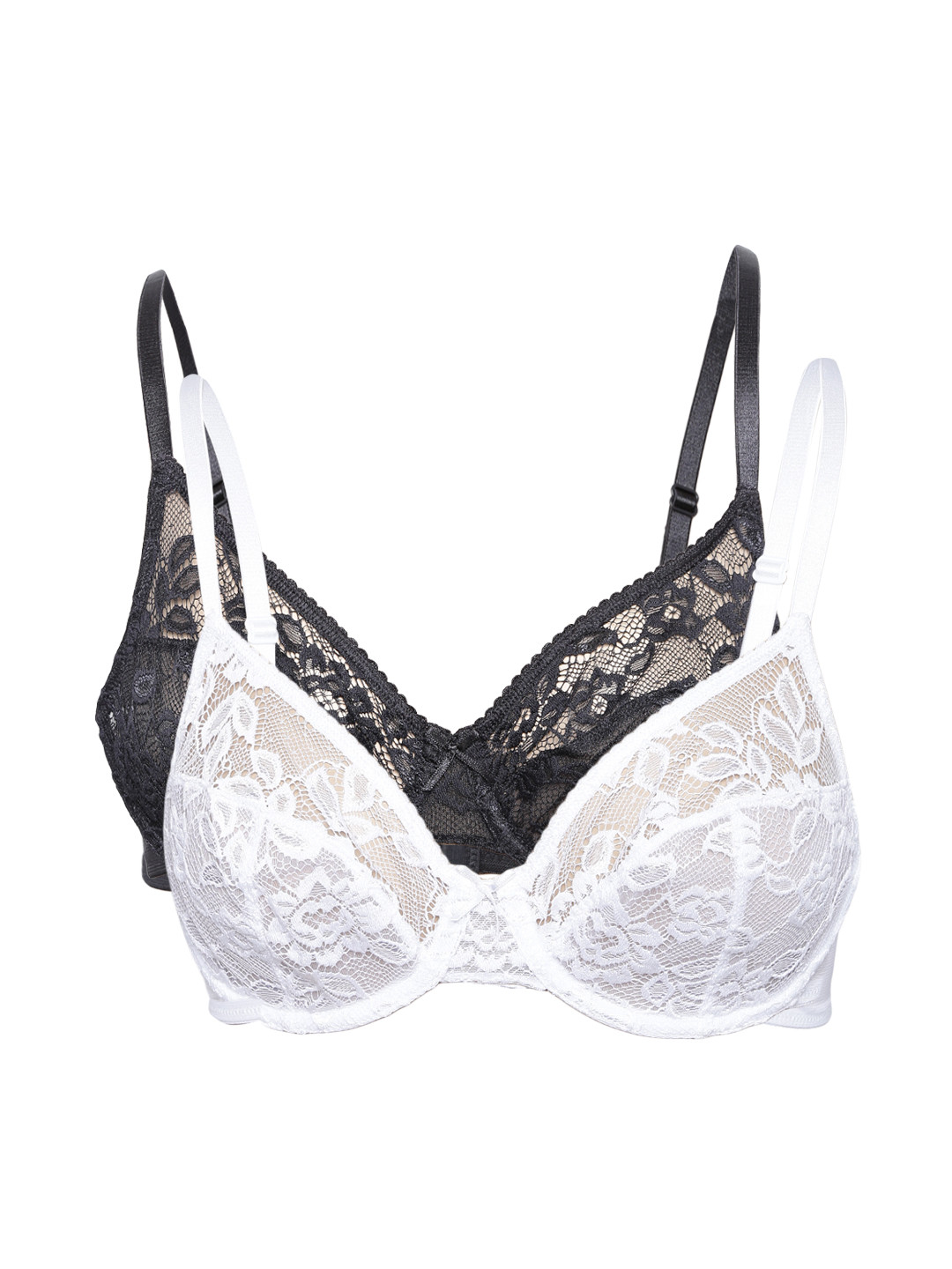 Buy Marks & Spencer Pack Of 2 Underwired Lace Bras 2694 Bra for Women