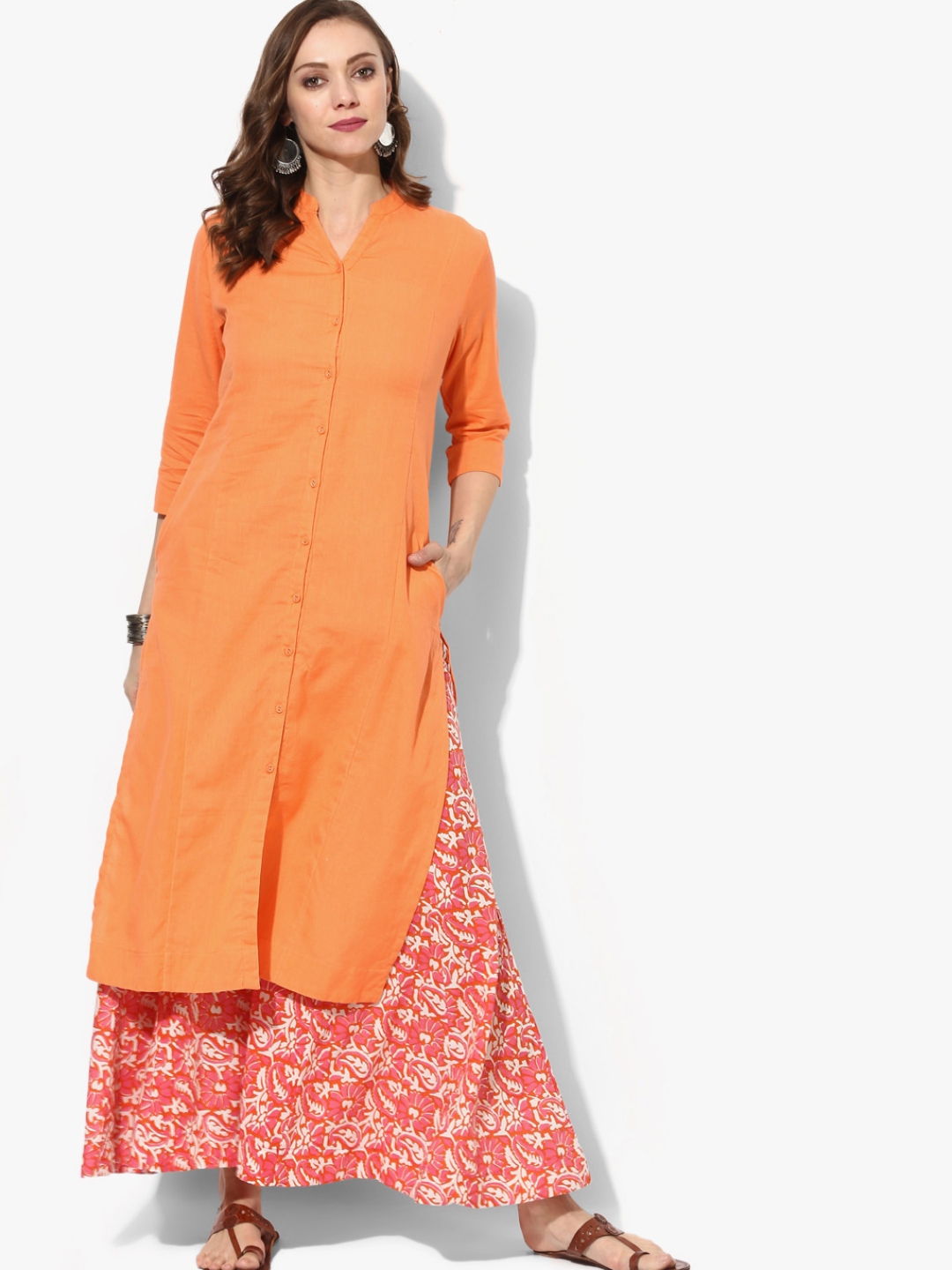 myntra flared palazzo