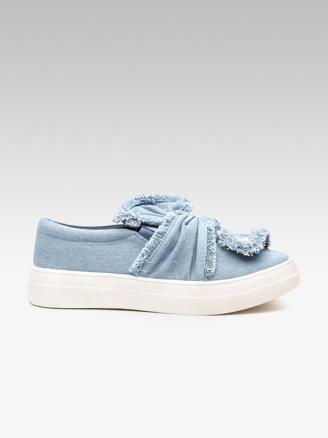 slip on denim sneakers