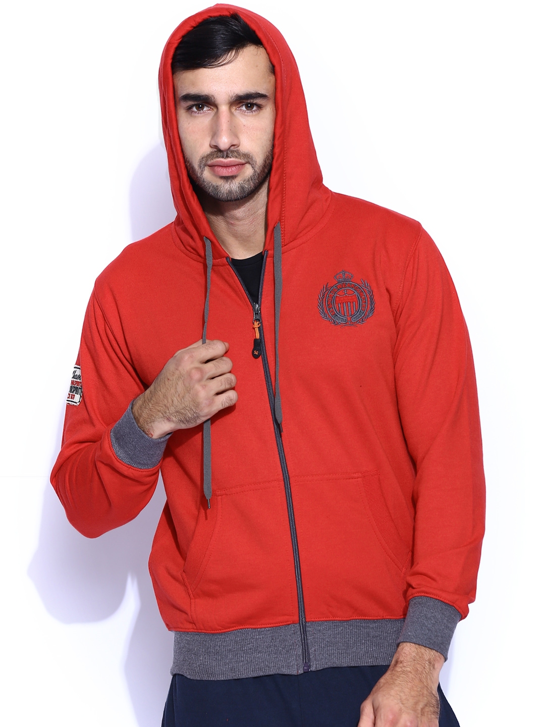 Buy Sports52 Wear Red Hooded Sweatshirt - Sweatshirts for Men 1010261 ...