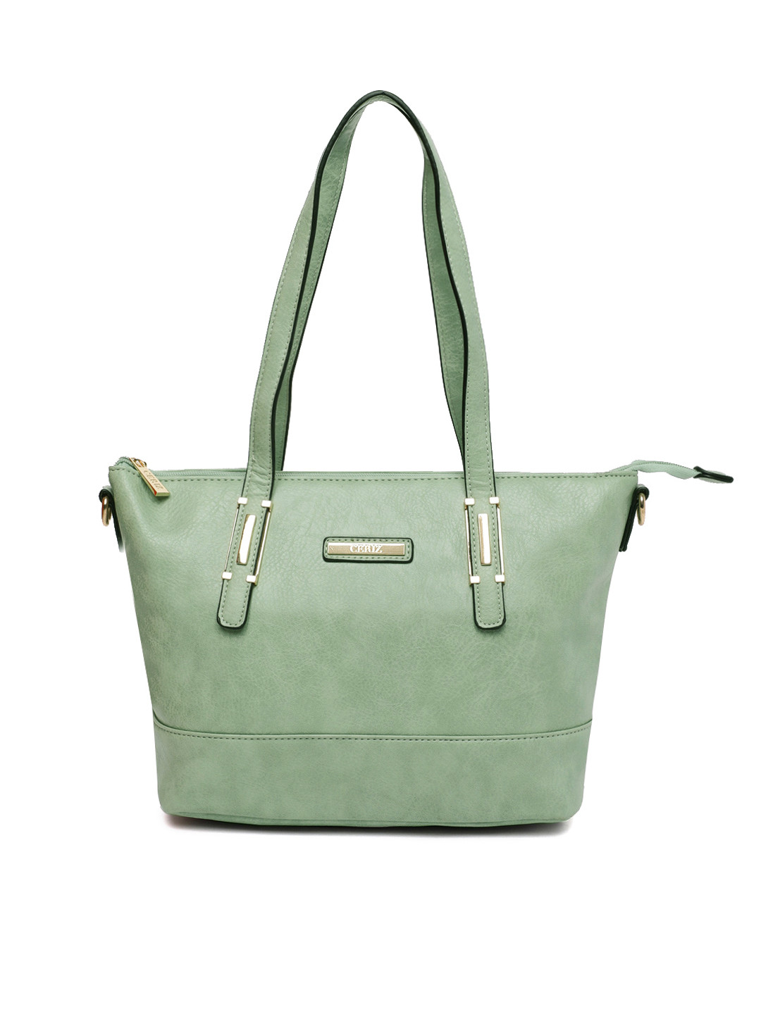 Buy CERIZ Mint Green Solid Shoulder Bag Handbags for Women 10111245