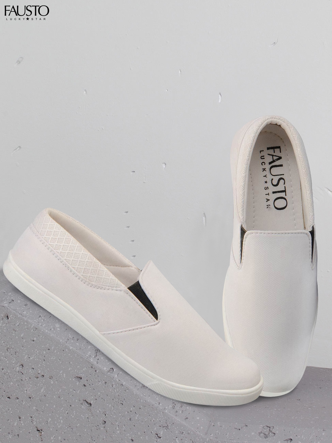 men's white loafers for sale