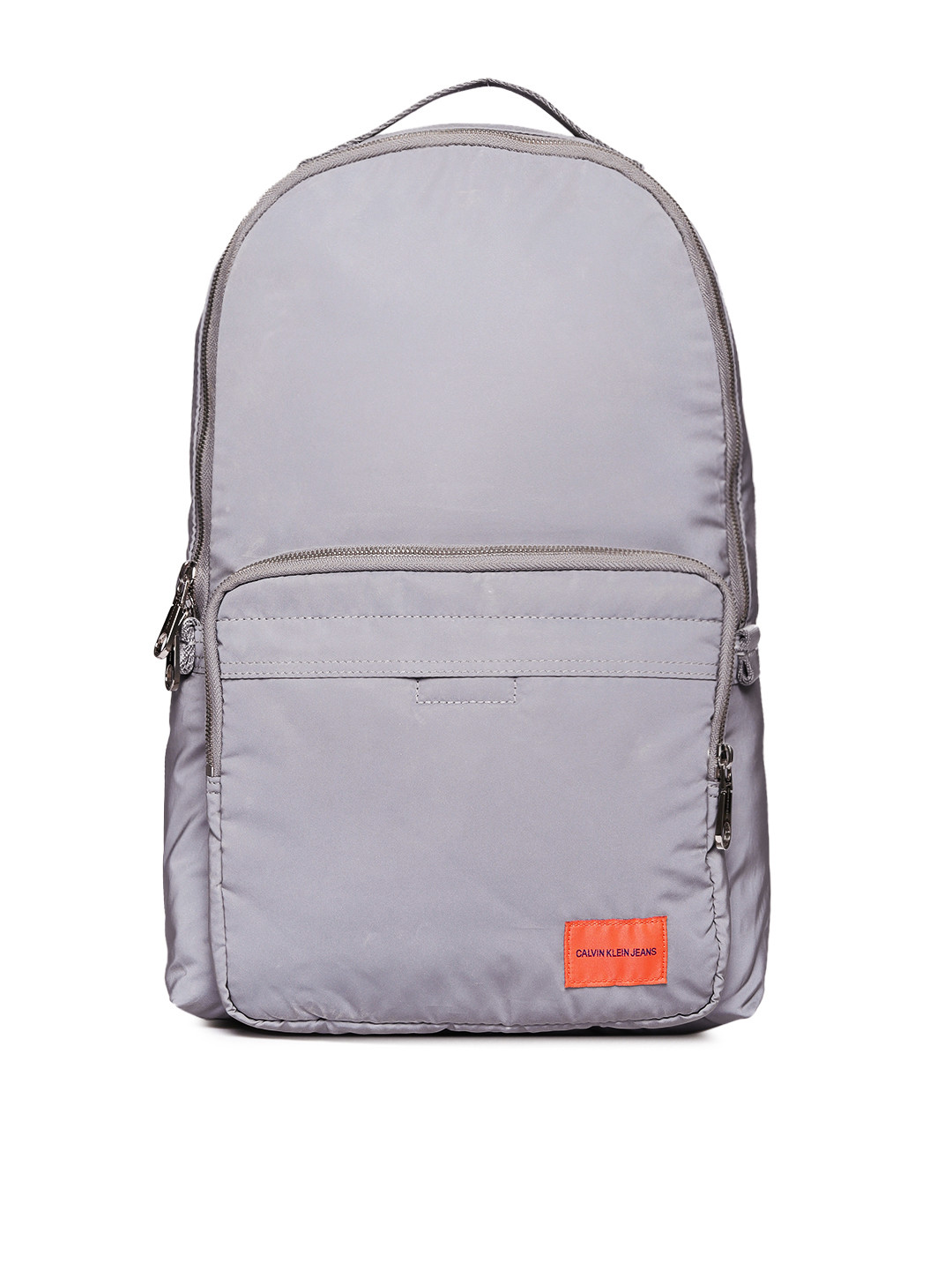 Buy Calvin Klein Men Grey Solid Backpack Backpacks for Men 10131779