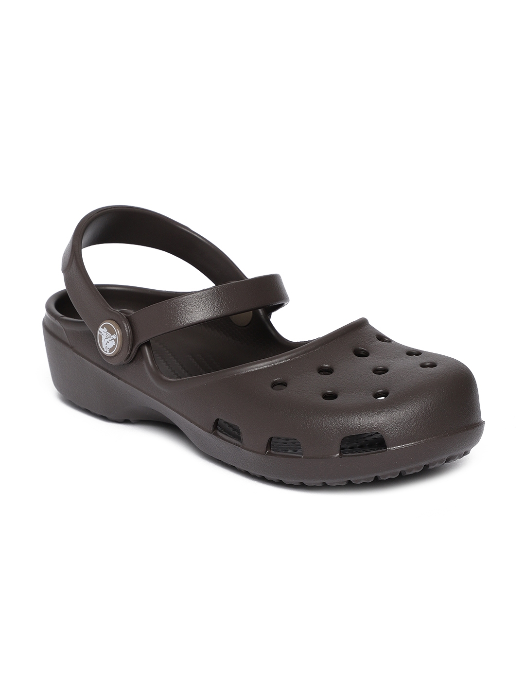 Buy Crocs Women Brown Solid Clogs - Flip Flops for Women 10133001 | Myntra