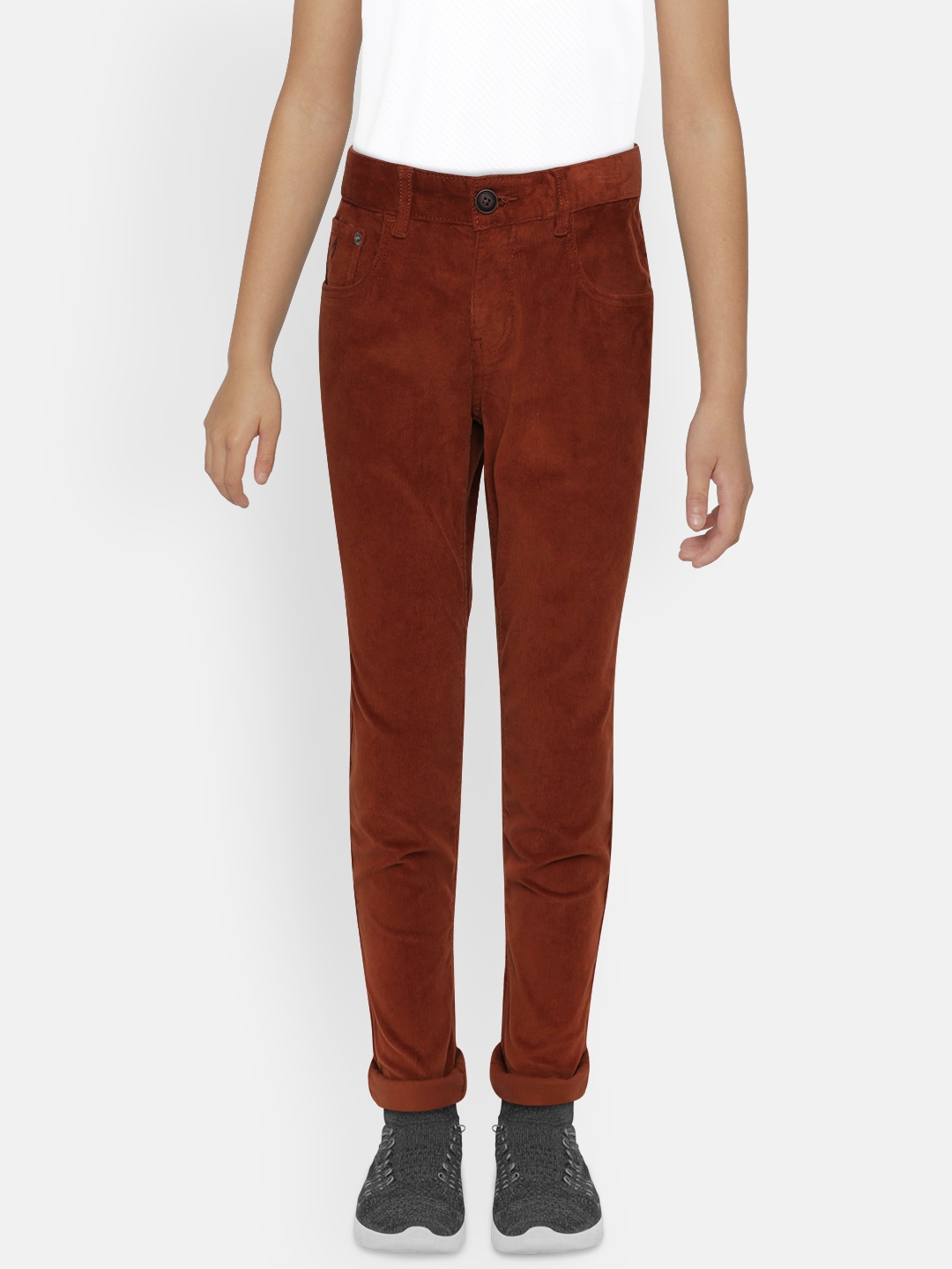 boys rust pants