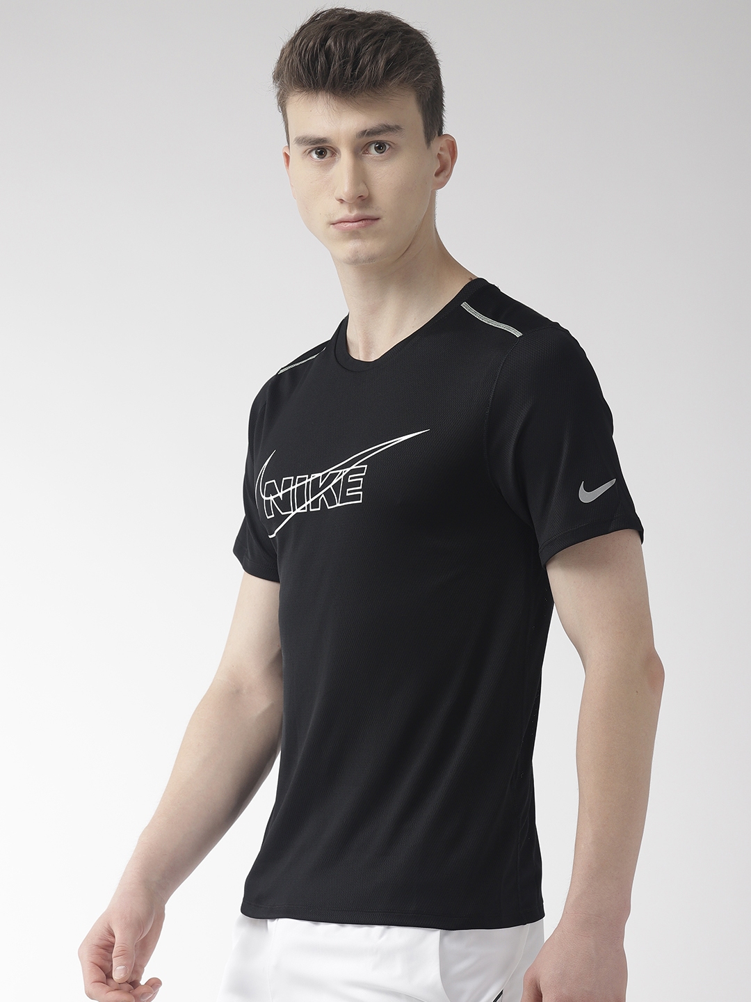 Buy Nike Men Black Printed Standard Fit AS M NK Dri Fit