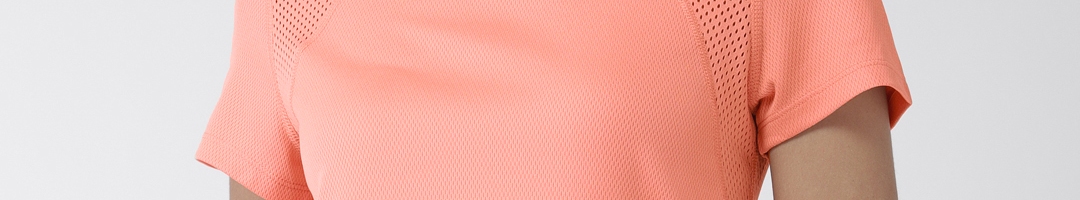 Buy Nike Women Pink Solid Round Neck DRI FIT Running T Shirt - Tshirts ...