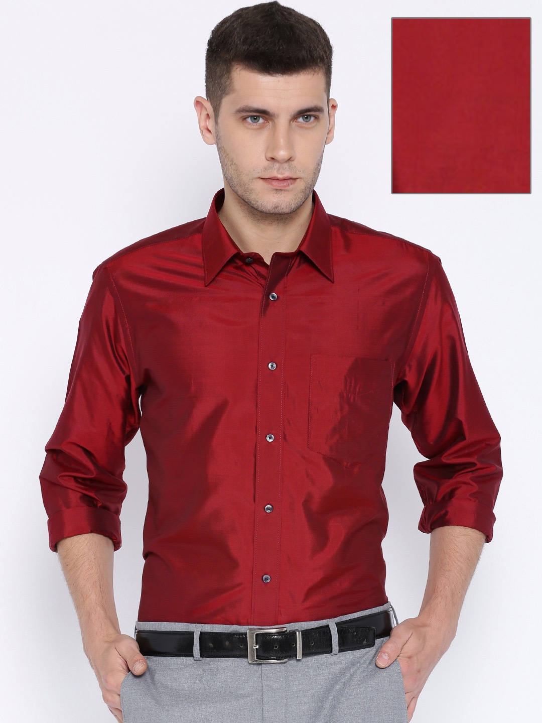 van heusen red tshirt