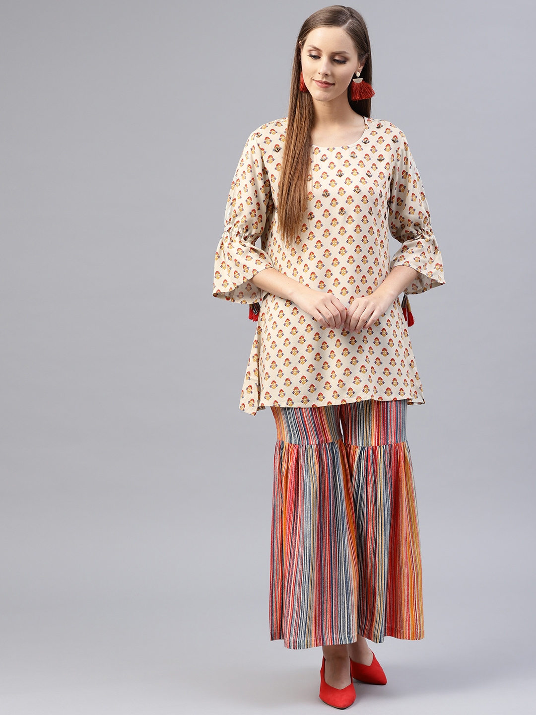 sharara set in myntra
