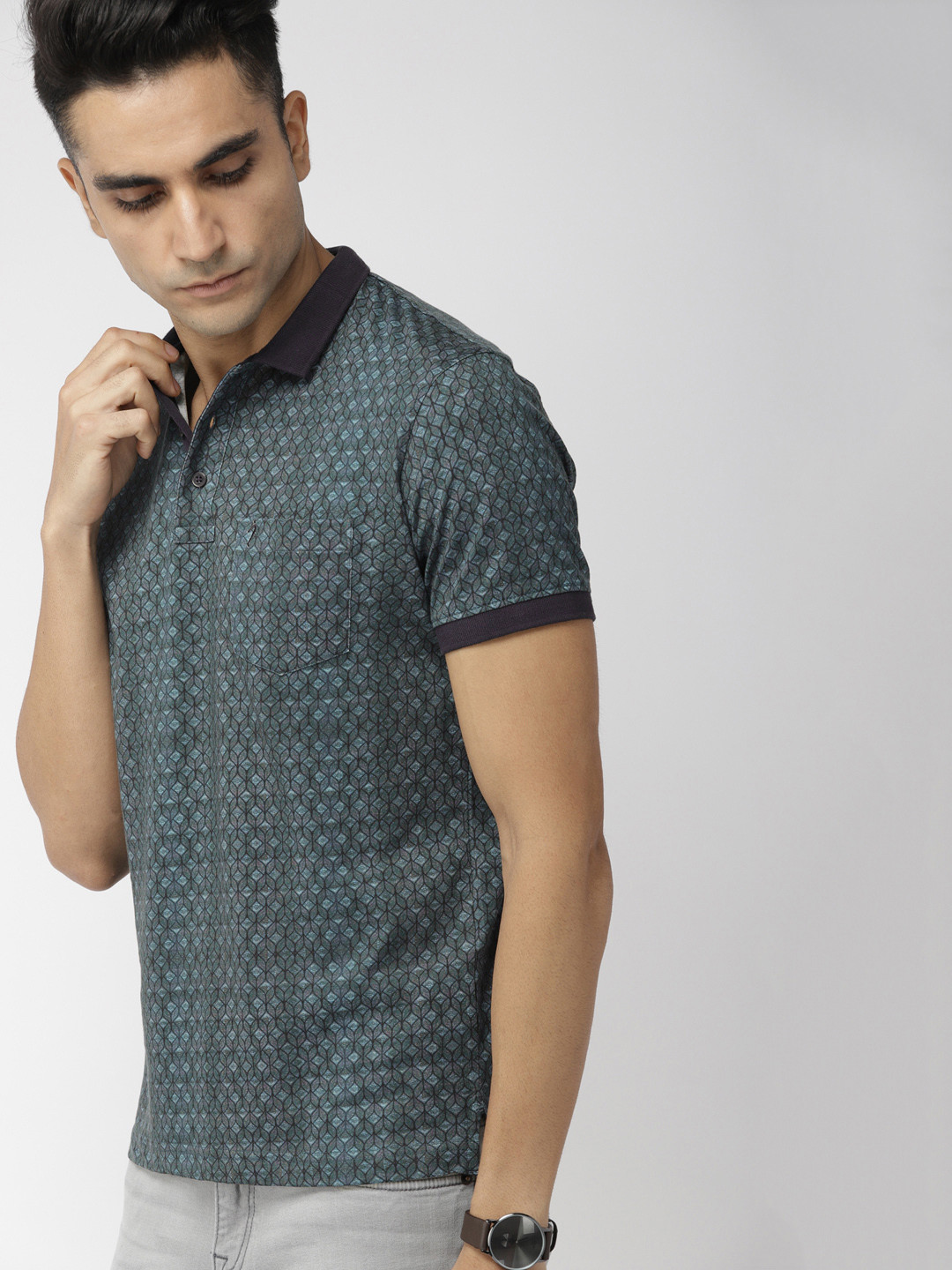 indian terrain collar t shirts