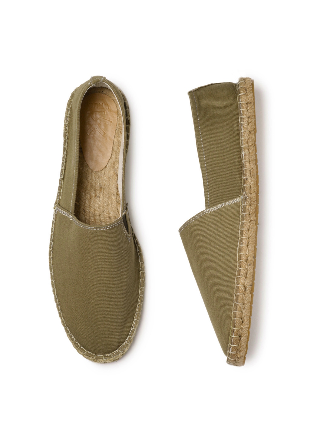 Buy WROGN Men Khaki Espadrilles - Casual Shoes for Men 10156759 | Myntra