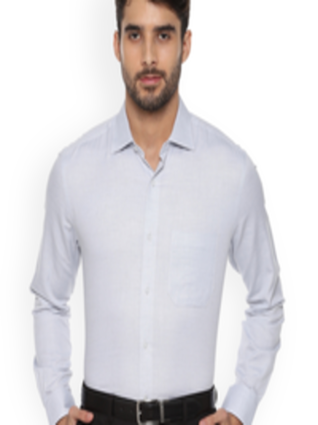 Buy Louis Philippe Men Blue Regular Fit Classic Striped Formal Shirt - Shirts for Men 10159861 ...