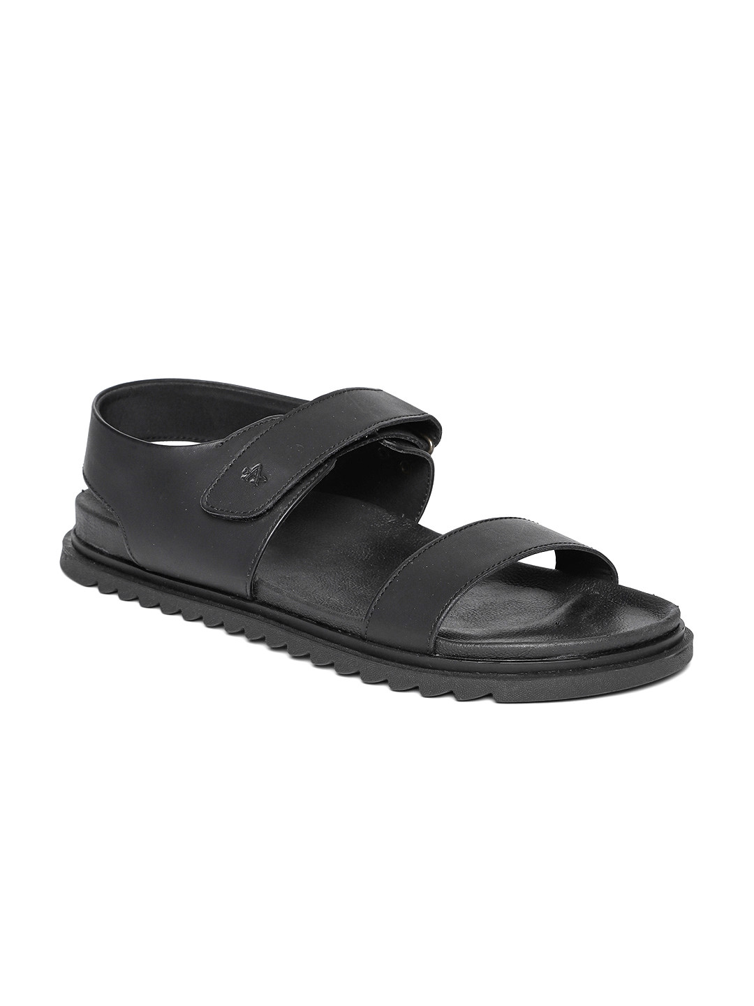 Buy Arrow Men Black ROZAN Sandals - Sandals for Men 10163915 | Myntra