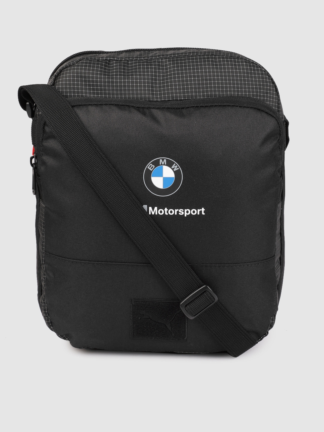 Buy Puma Unisex Black Solid BMW M Motorsport Portable Messenger Bag ...