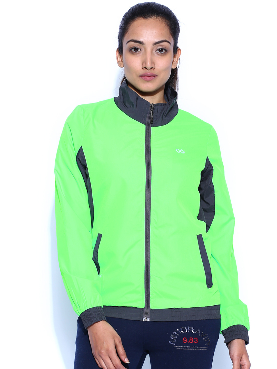 Buy Pure Play Neon Green Jacket Jackets for Women 1018467 Myntra