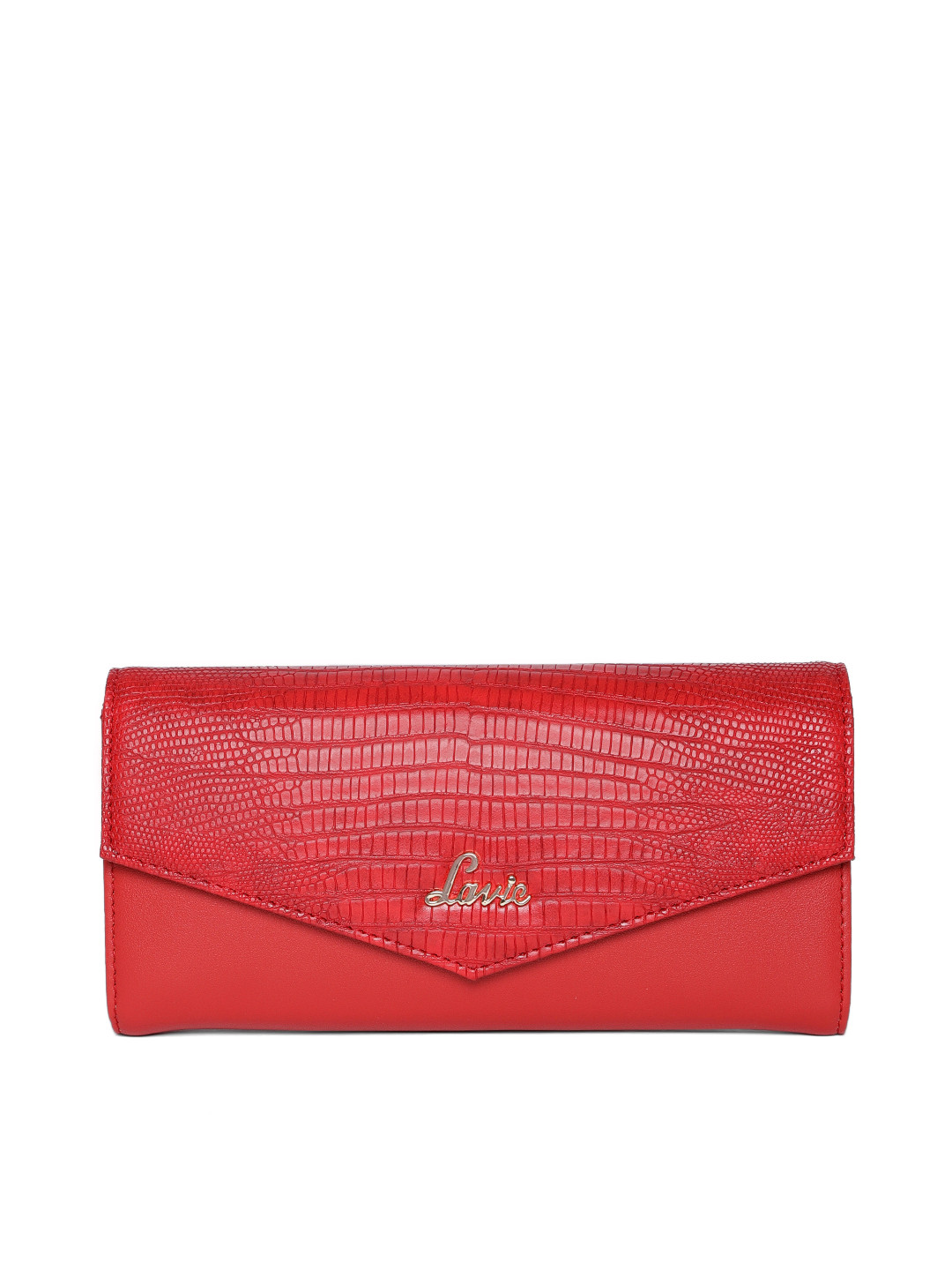 Buy Lavie Women Red Textured Two Fold Wallet Wallets for Women 10186573 Myntra