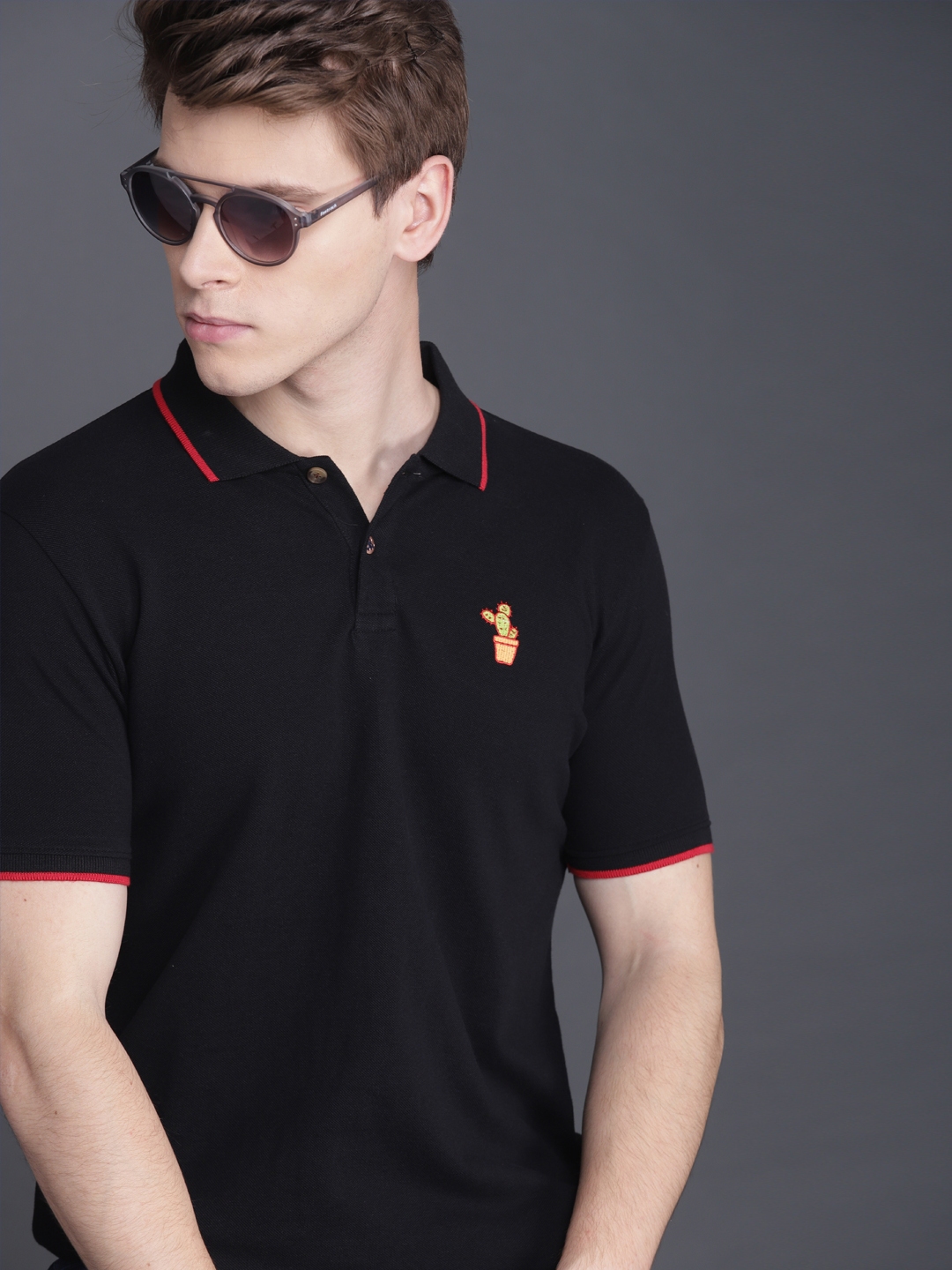 wrogn collar t shirts