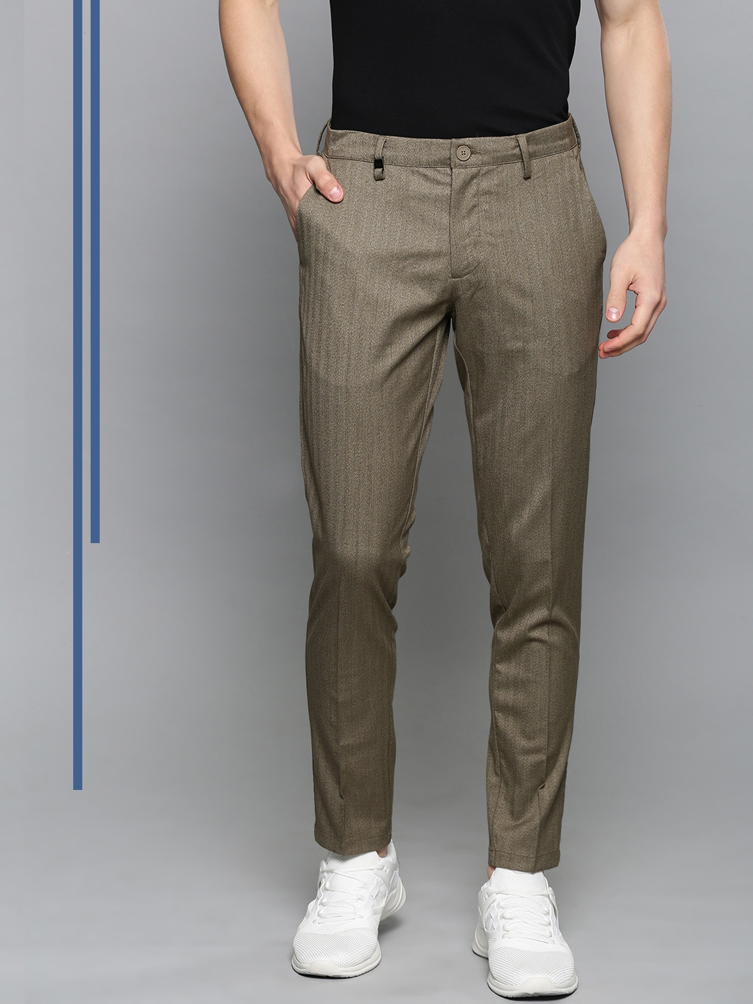 slim work trousers men