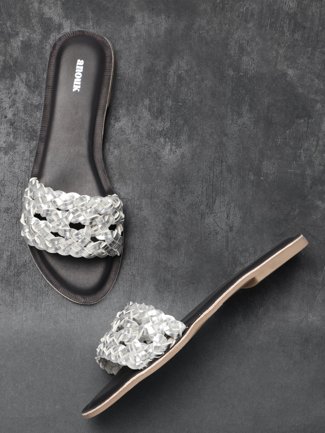 anouk open toe flats