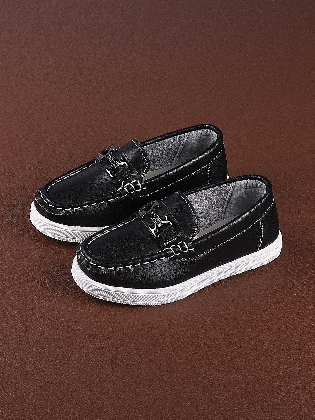 Buy Walktrendy Boys Black Loafers Casual Shoes for Boys 10195677 Myntra