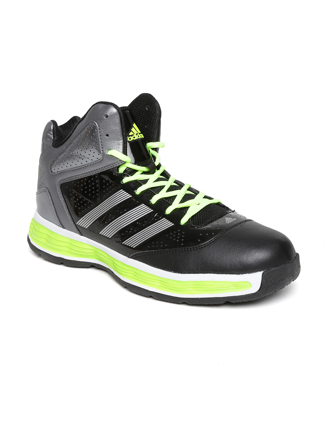 Buy ADIDAS Men Black & Grey Tyrant Basketball Shoes - Sports Shoes for Men 1020174 | Myntra