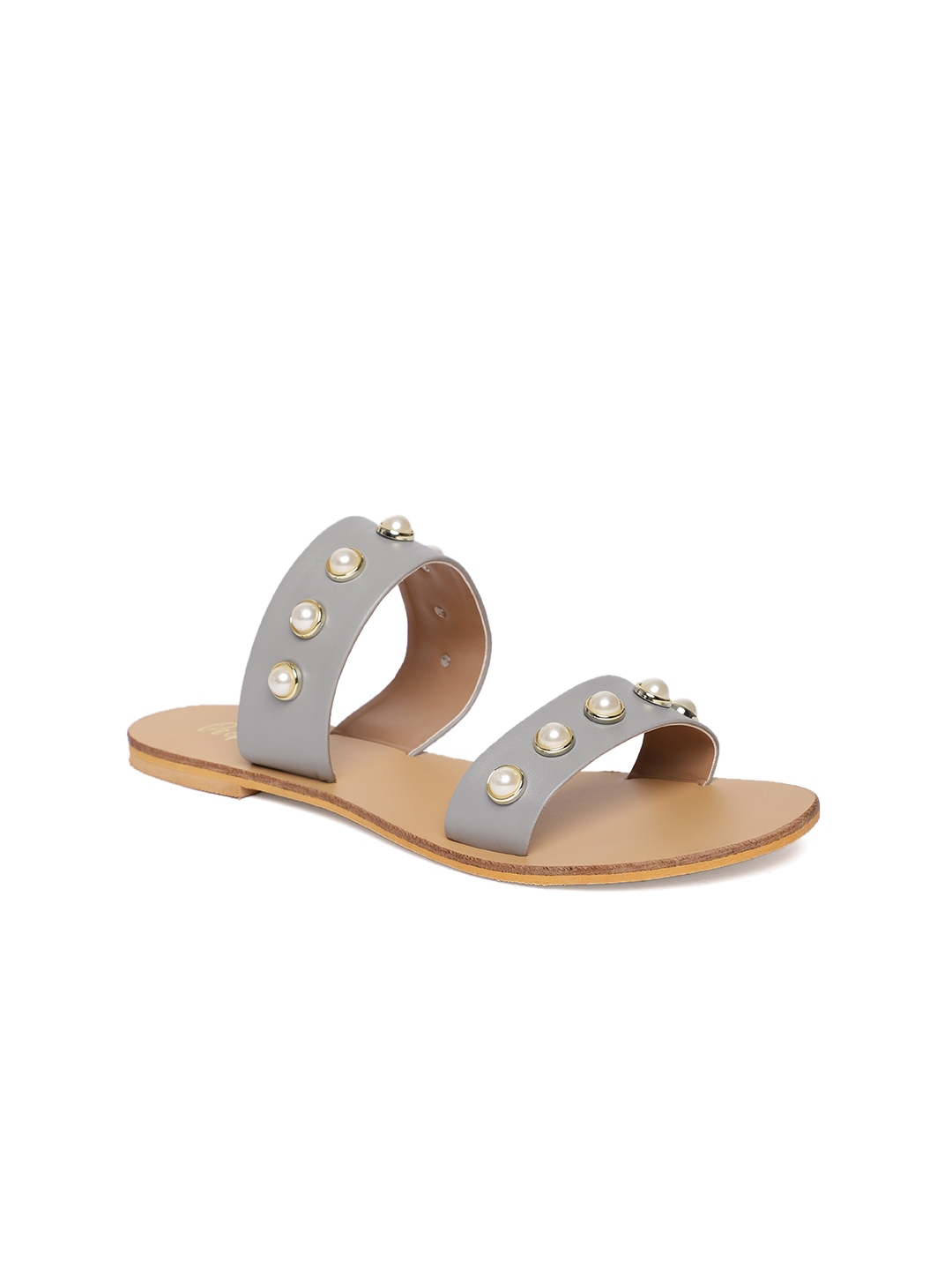 open toe comfort flats