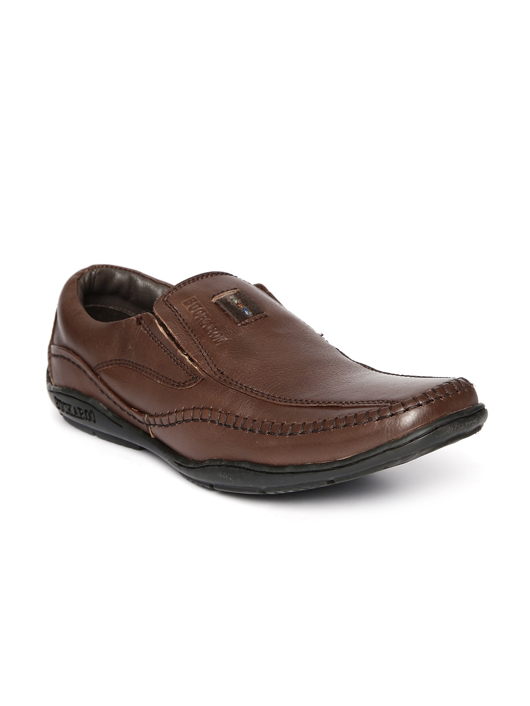 leather buckaroo shoes