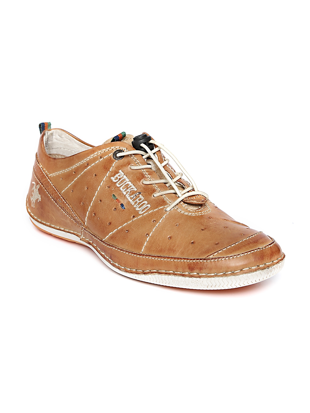 leather buckaroo shoes