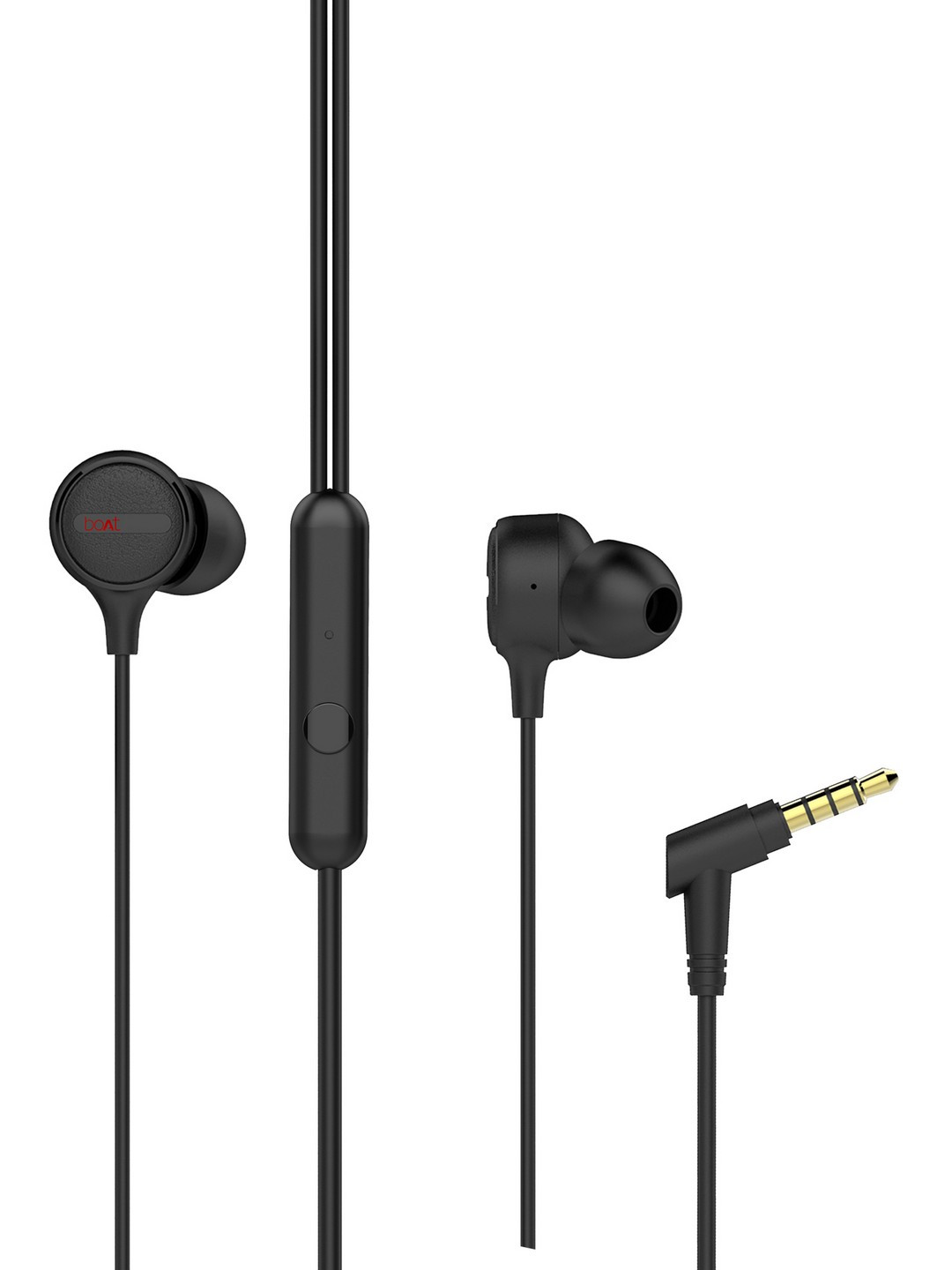 Buy BoAt BassHeads 103 Black Wired Earphones With Enhanced Bass