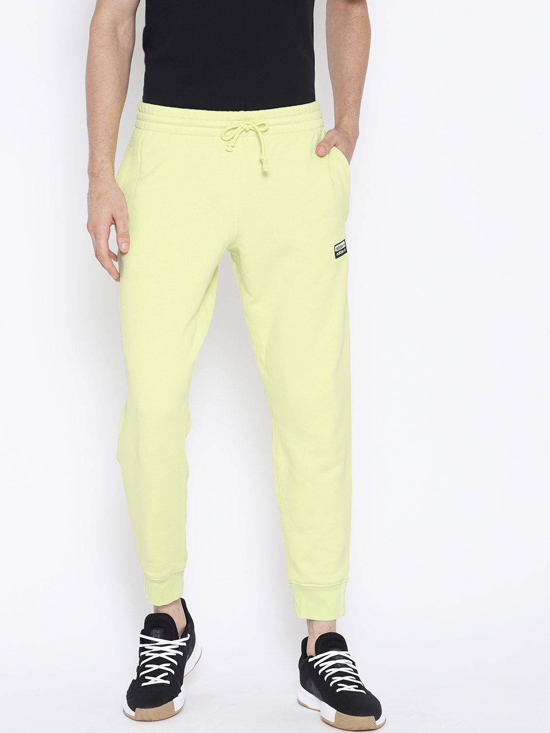 lime green joggers mens