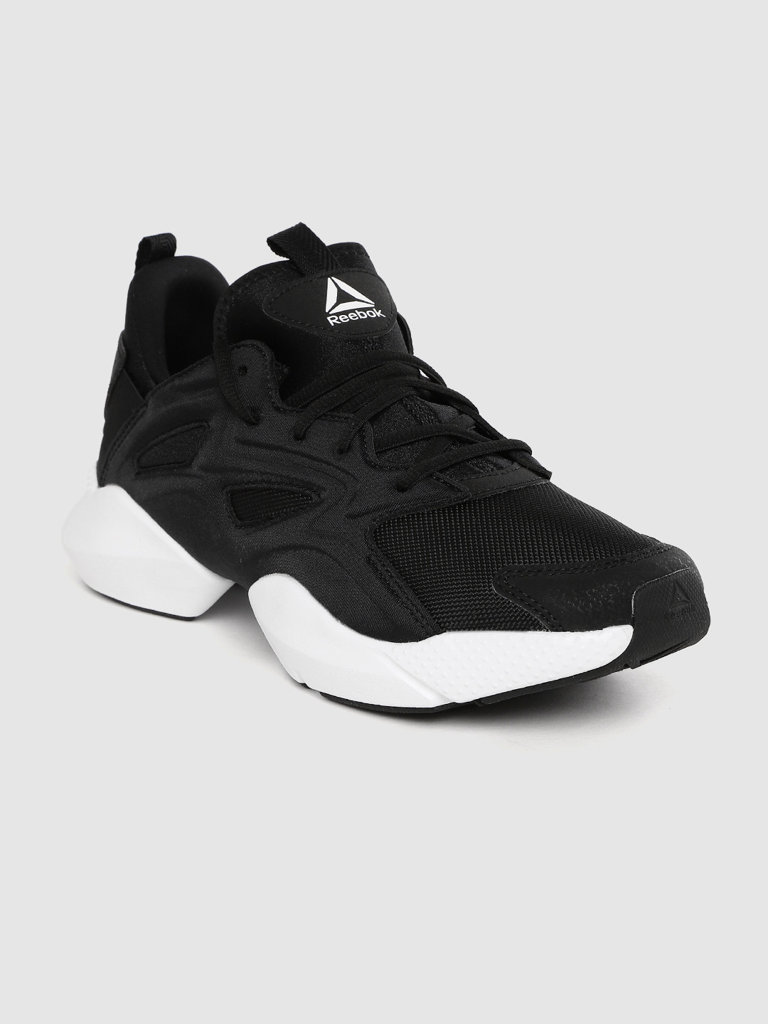 Buy Reebok Unisex Black Solid Sole Fury Adapt Running Shoes - Sports ...