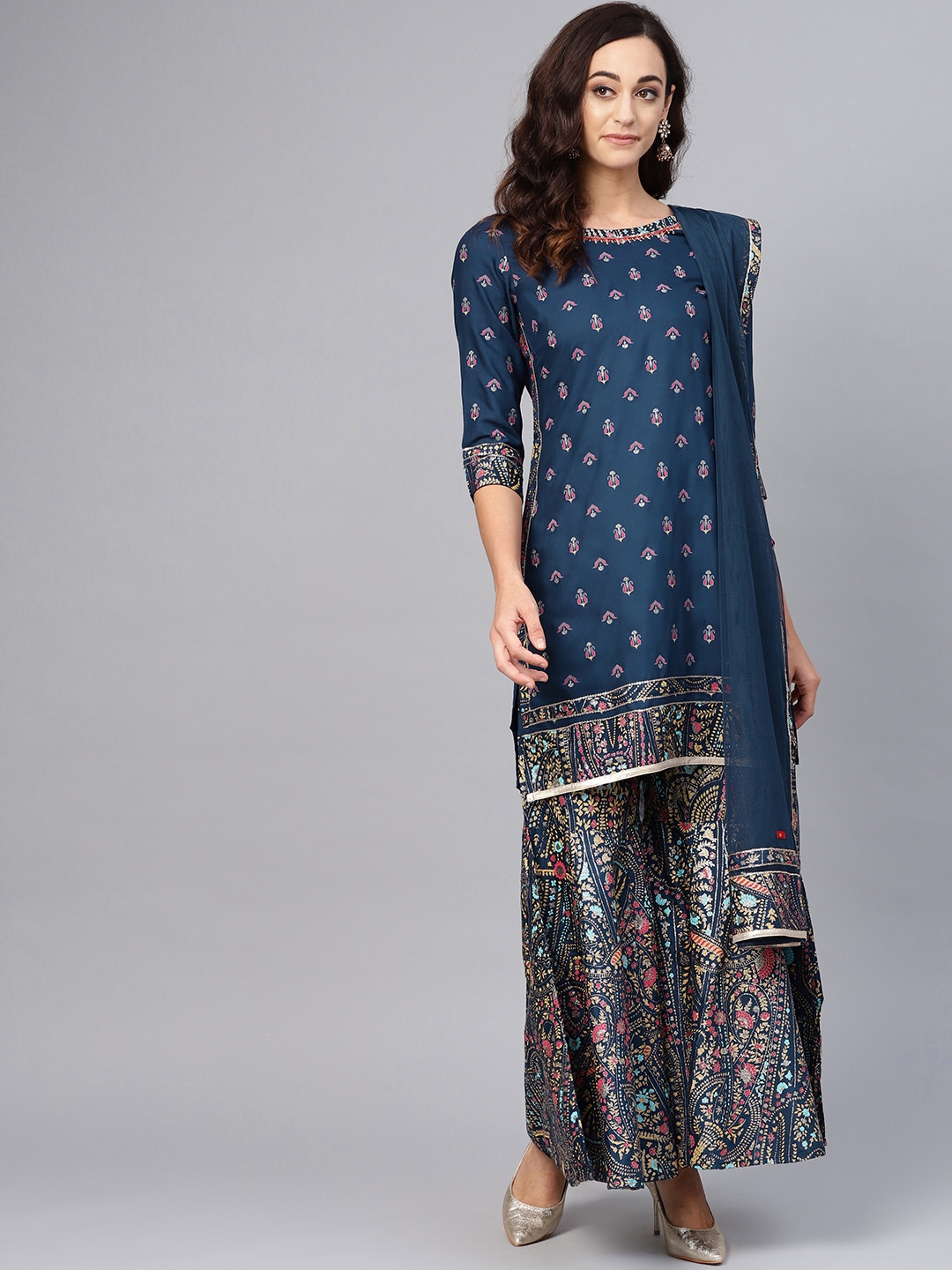 sharara set in myntra