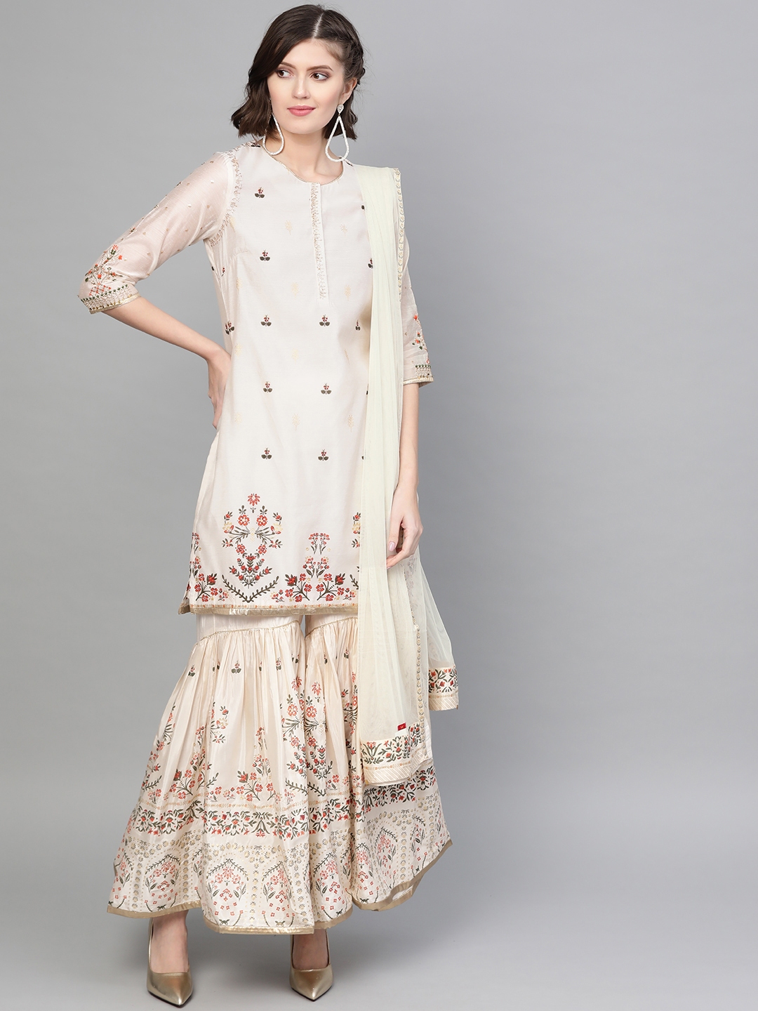 sharara set in myntra