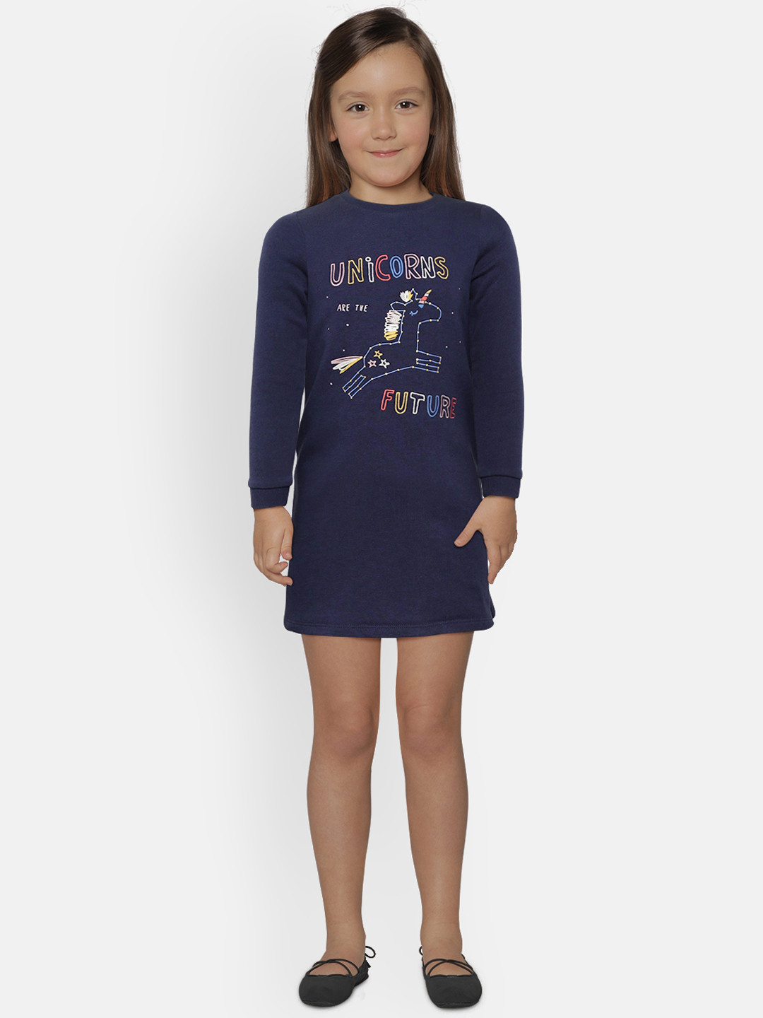 marks and spencer navy mix dress