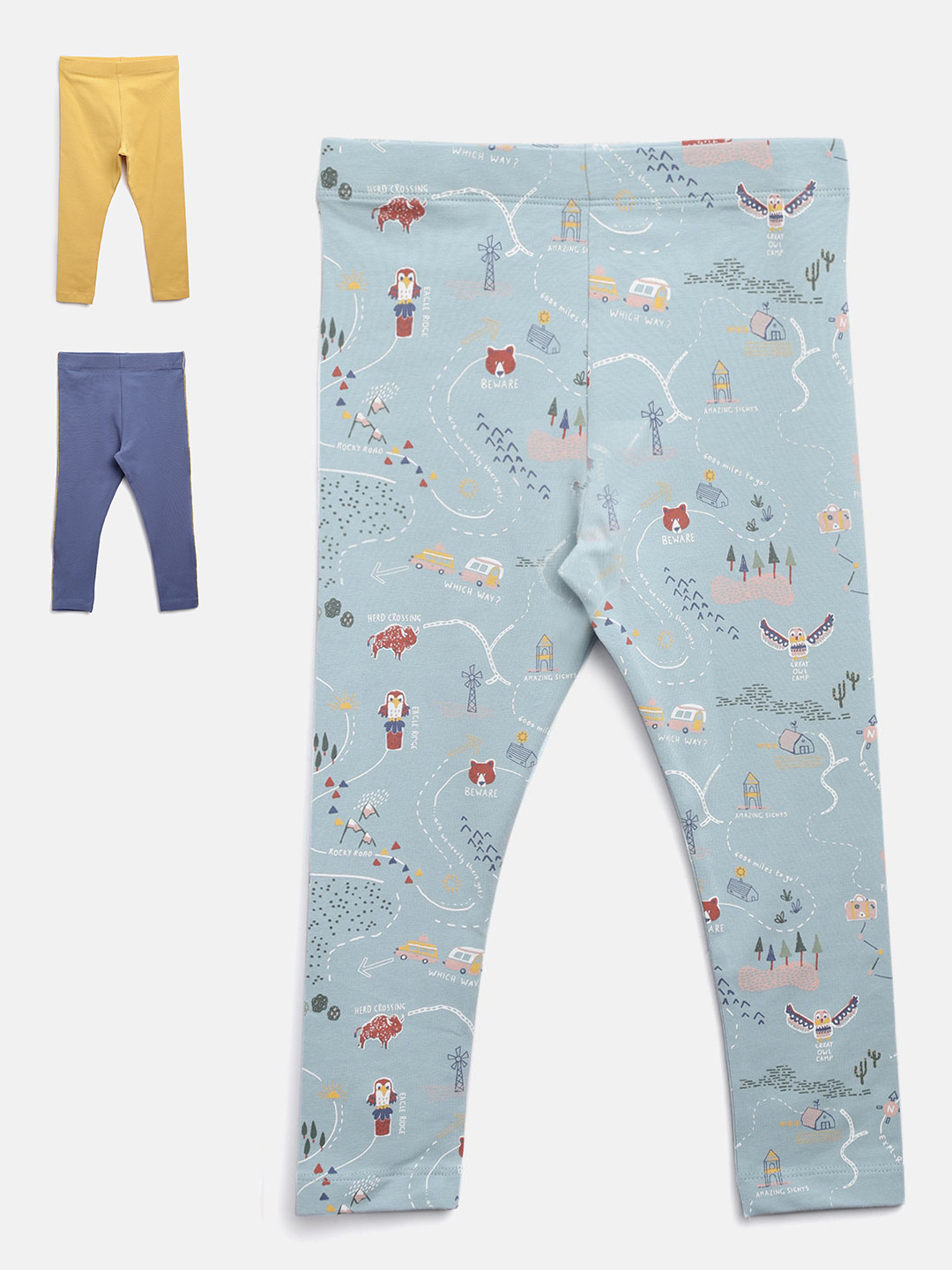 Buy Marks & Spencer Girls Pack Of 3 Leggings Leggings for Girls