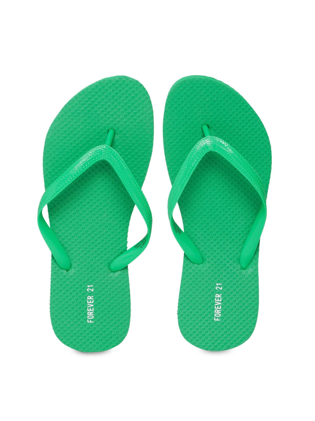 Green flip flops womens online