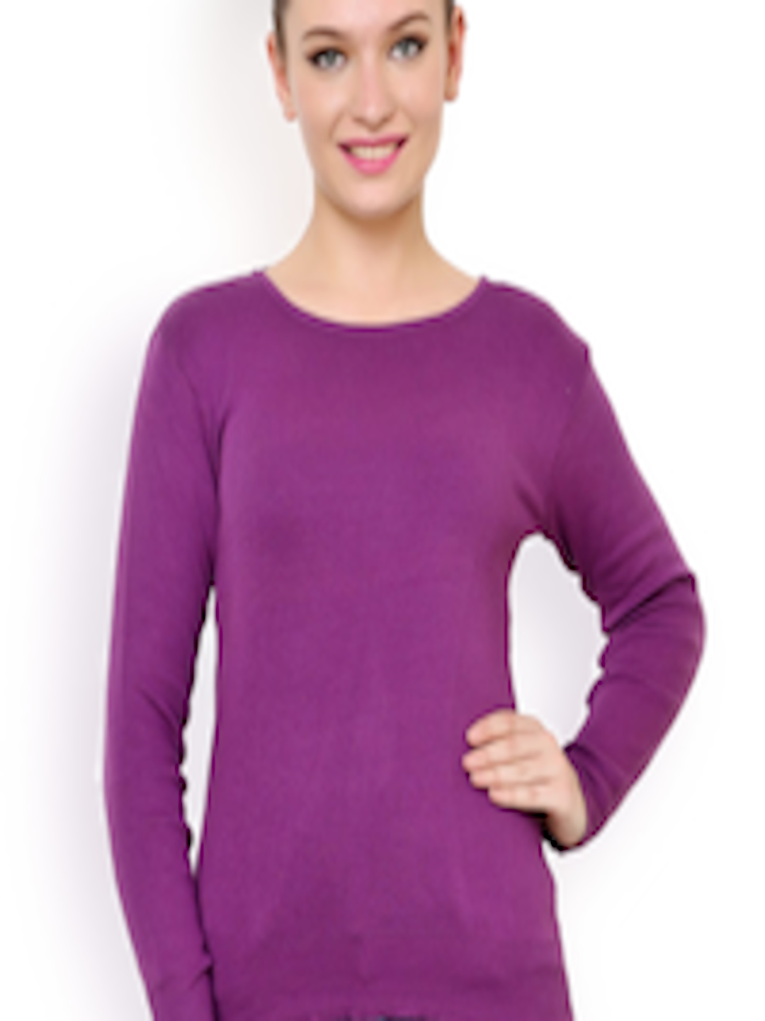 Buy Renka Purple Sweater - Sweaters for Women 1024503 | Myntra
