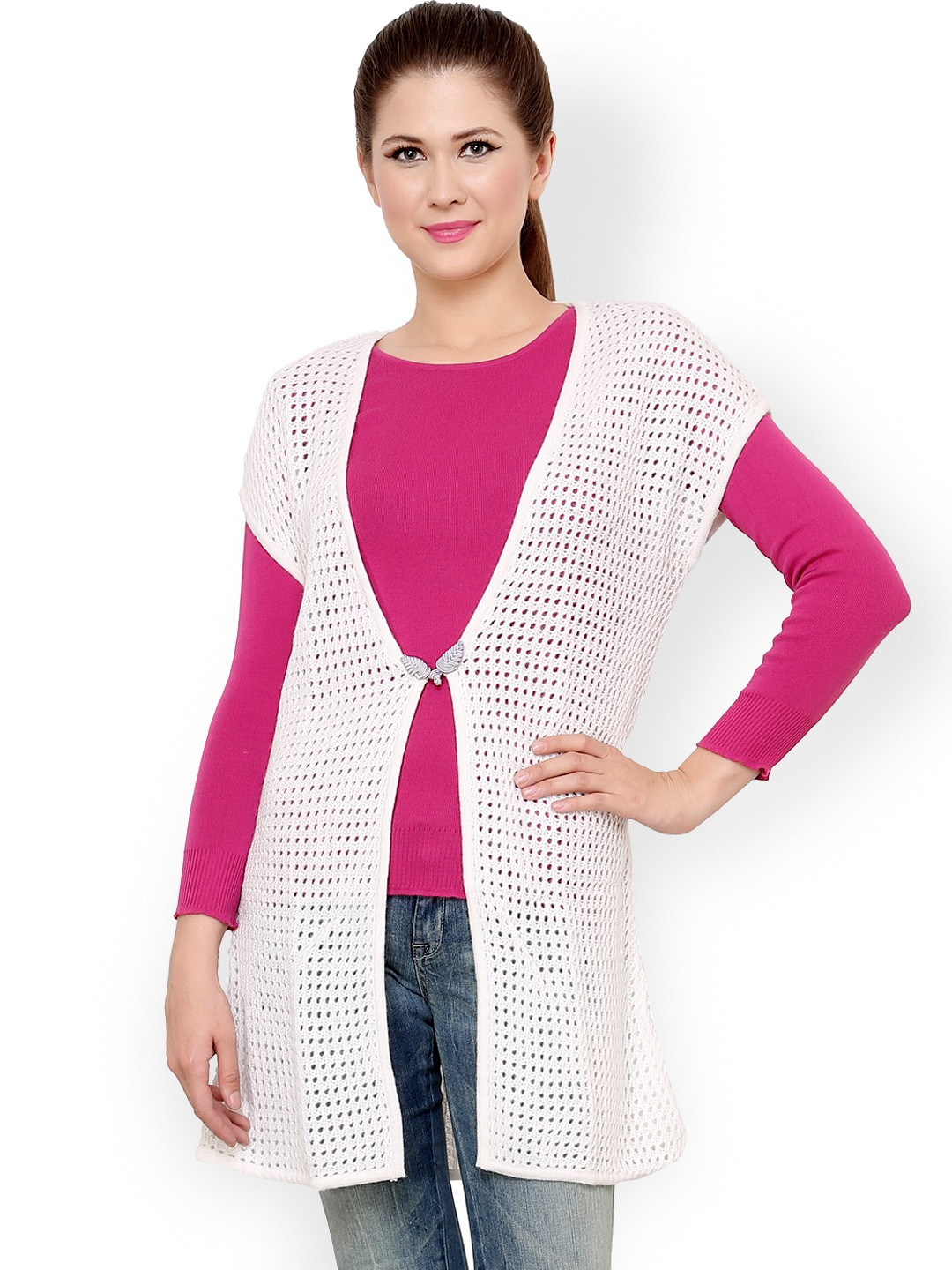 Buy Renka White Shrug Shrug for Women 1024567 Myntra