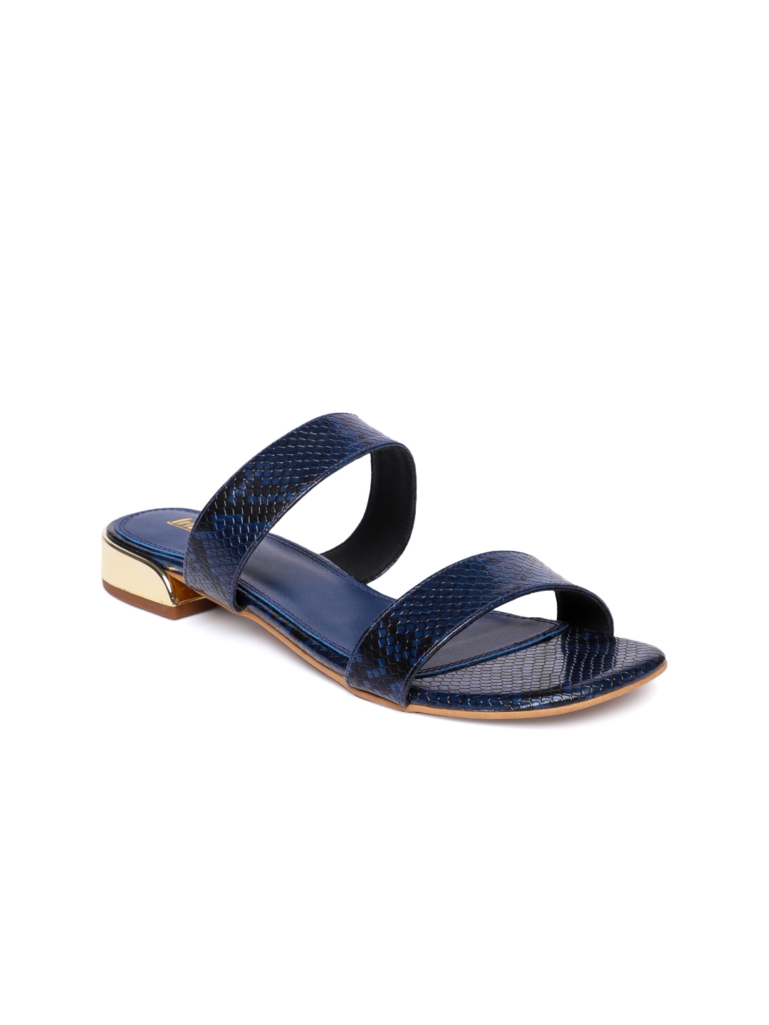 navy blue pointed toe flats