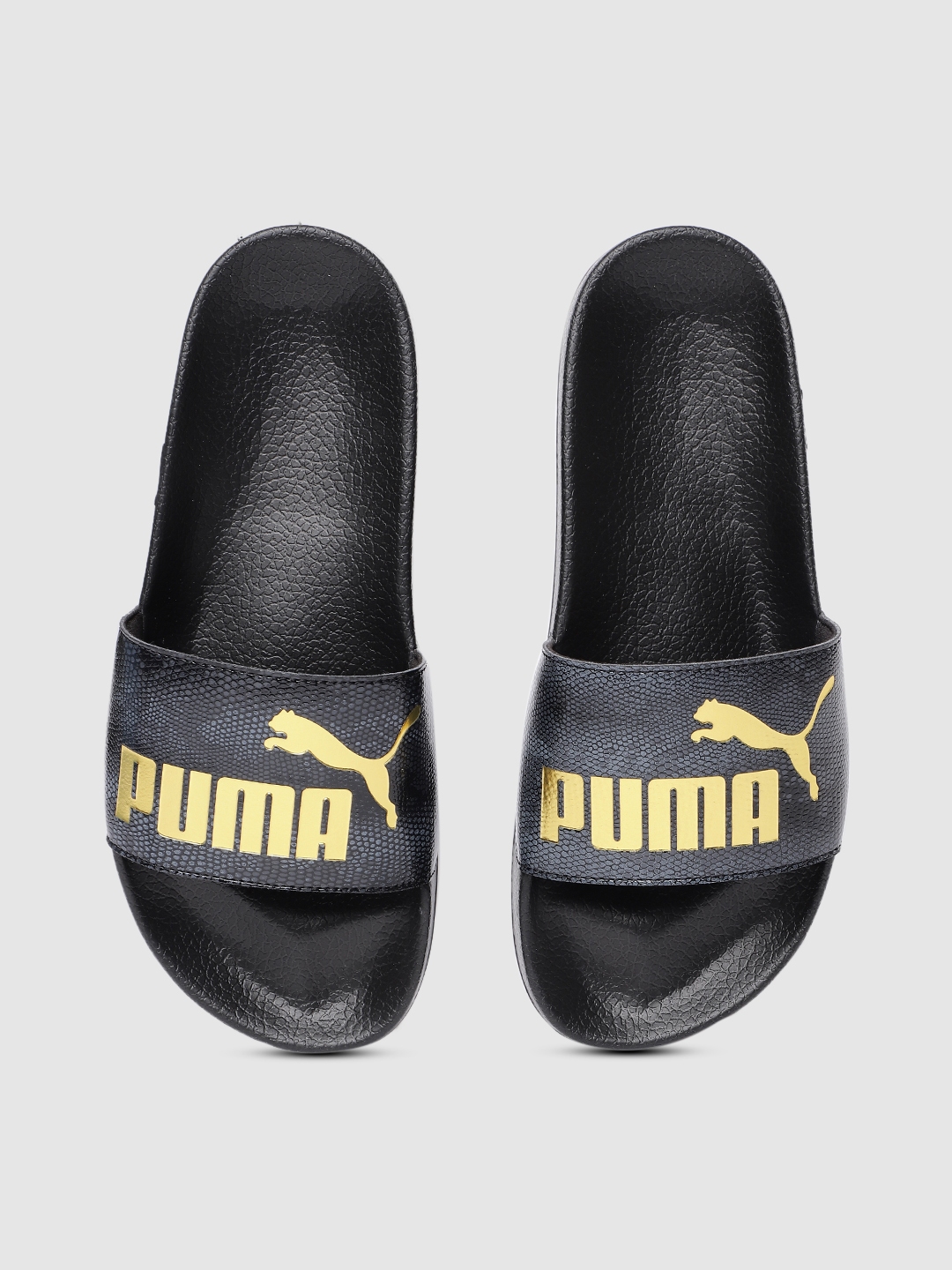 puma sliders black