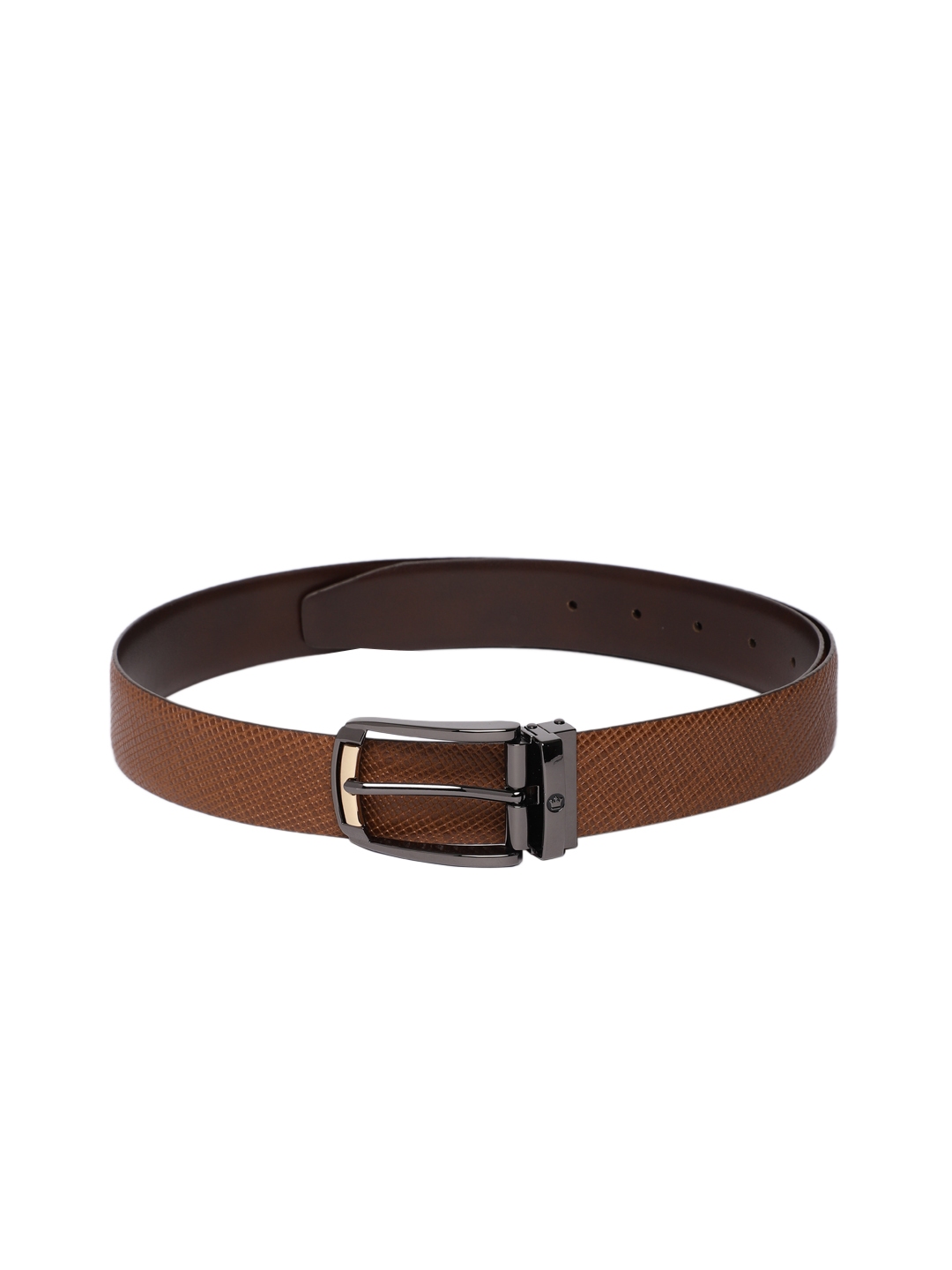 Buy Louis Philippe Men Brown Reversible Leather Belt - Belts for Men ...