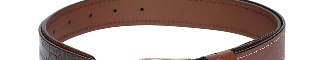 Buy Hidesign Men Brown Textured Leather Belt - Belts for Men 10250139 | Myntra