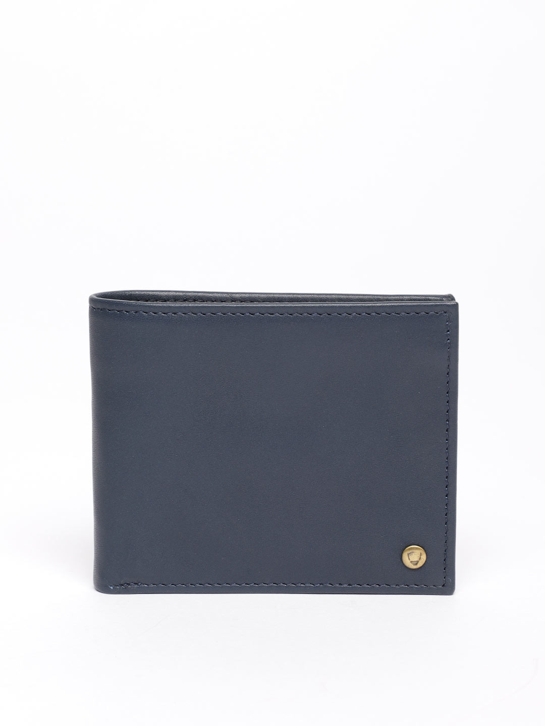 Buy Hidesign Men Blue Leather Solid Two Fold Wallet Wallets for Men