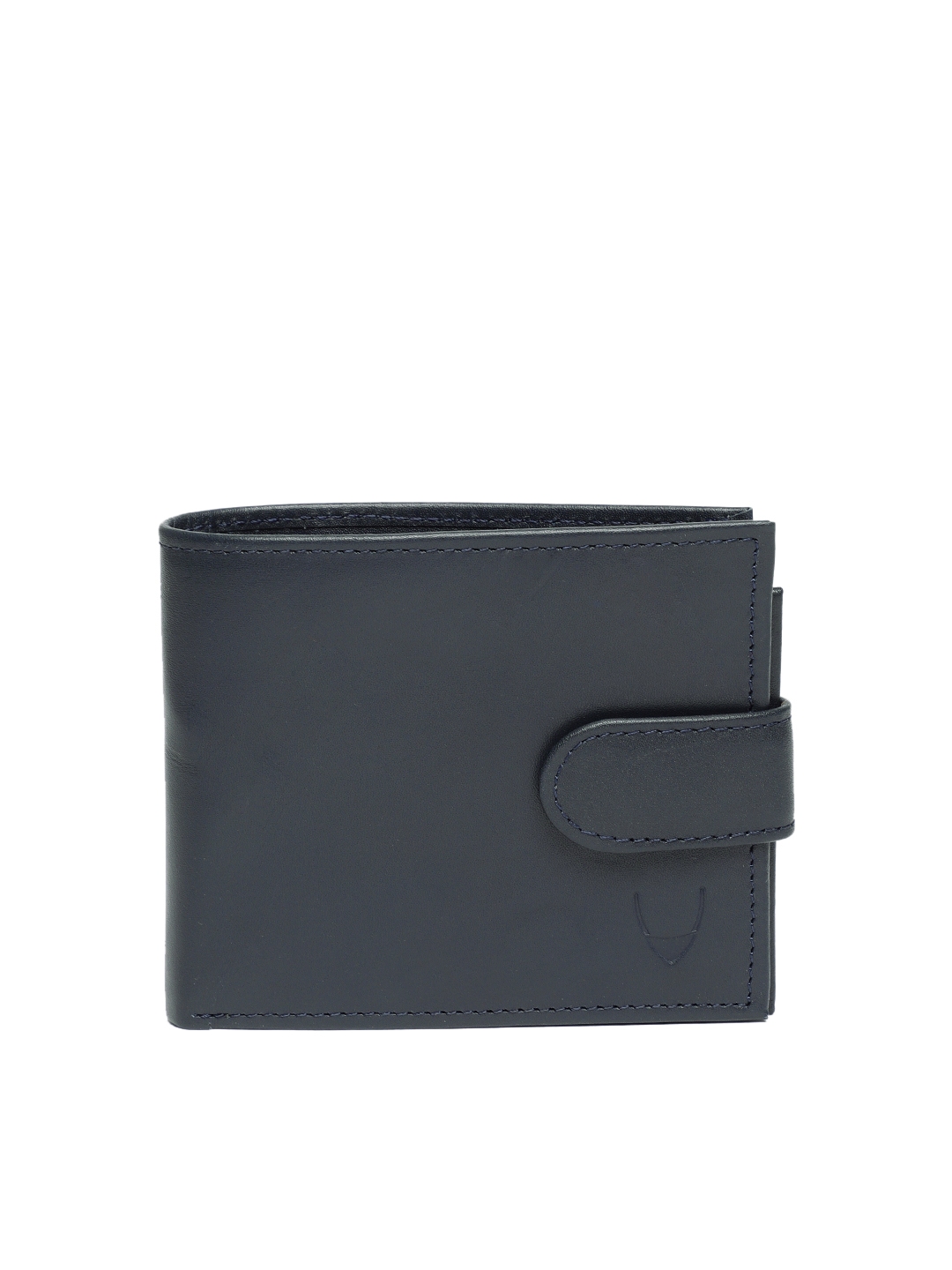 Buy Hidesign Men Blue Leather Solid Two Fold Wallet Wallets for Men
