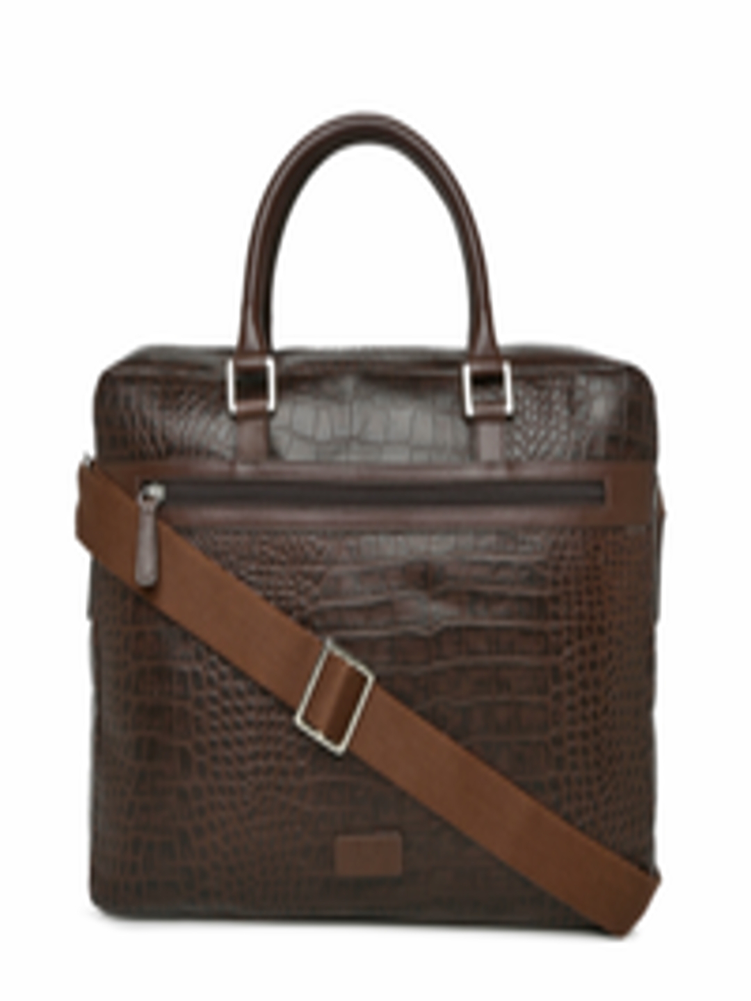 Buy Hidesign Men Brown Textured Leather Laptop Bag - Laptop Bag for Men 10250393 | Myntra