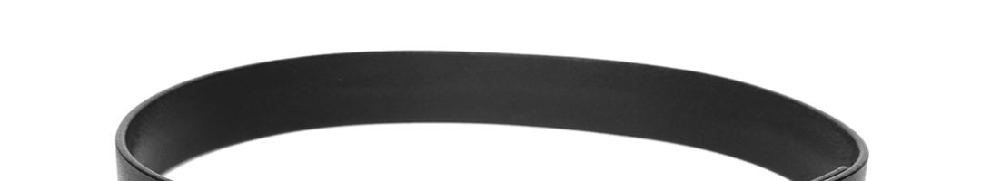 Buy Woodland Men Black Leather Solid Belt - Belts for Men 10258857 | Myntra