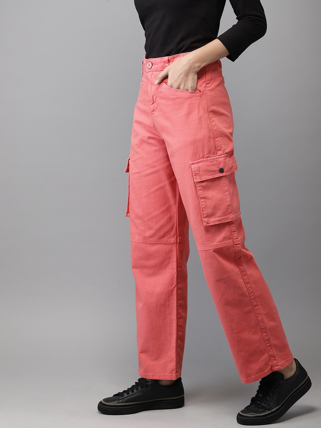 light pink cargos