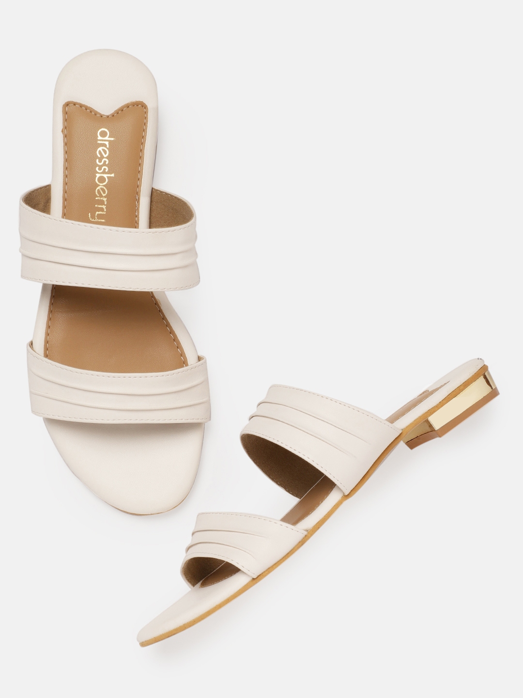 open toe flats myntra
